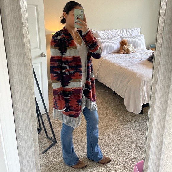 NWT! Lucky Brand fringe coverup - Picture 3 of 10